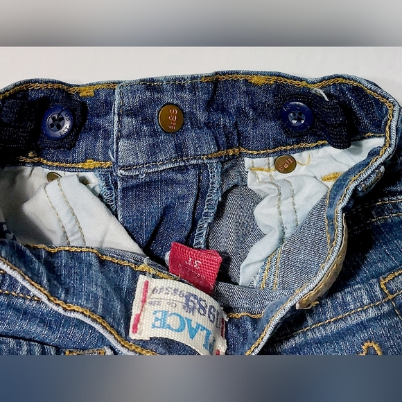Est 1989 Childrens Place Adjustable‎ Waist Flare Leg Denim 3T - Picture 7 of 7